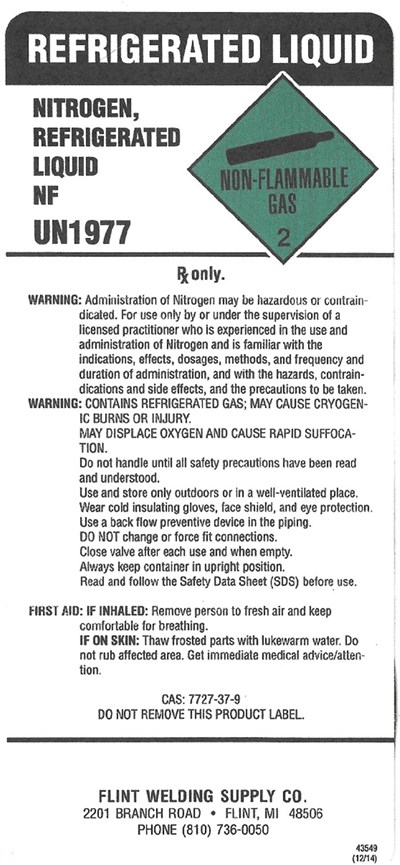 Liquid Label (Flint Ws Nitrogen Ln)